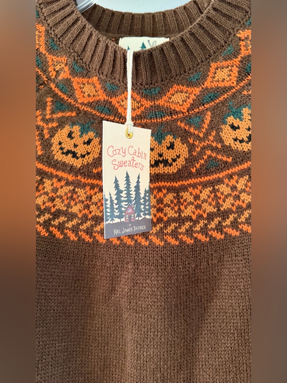 KJP Jack-O-Lantern Fair Isle Sweater - Picture 3 of 5